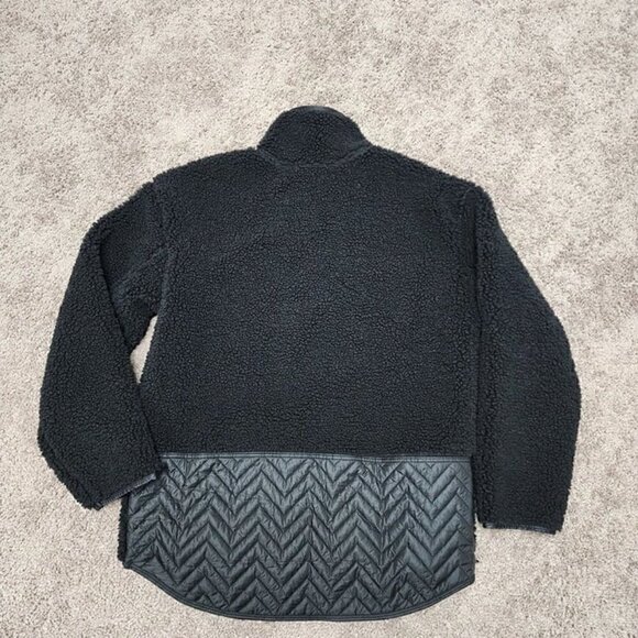 Athleta Cozy Sherpa Snap Sweatshirt XS - Picture 3 of 9
